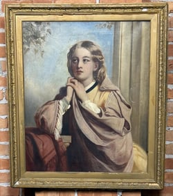 Antique European Portrait Painting