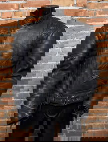 Vintage Harley Davidson Leather Motorcycle Jacket