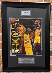 Mamba Forever Kobe Bryant Framed Print