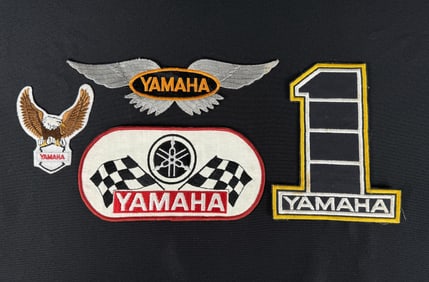 Vintage Yamaha Motorcycle Patches