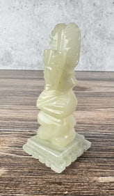 Mexican Carved Onyx Aztec Figure