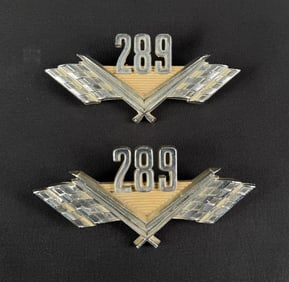 Ford Mustang Fairlane 289 Fender Badge Emblems