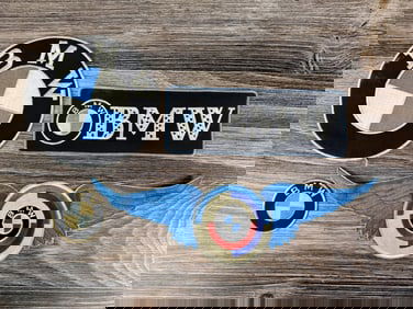 Vintage BMW Motorcycle Jacket Patches