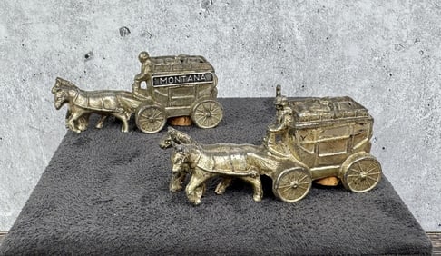 Montana Stage Coach Salt & Pepper Shakers