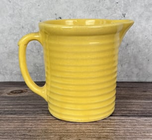 Weller Pottery Ribbed Stoneware Pitcher