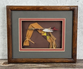 Ann Reddog Alvstad Miniature Peace Pipe & Pipe Bag