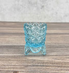 Fenton Glass Daisy & Button Toothpick Holder