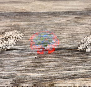 Murano Art Glass Millefiori Paperweight