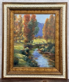 Gwen Woollett Oil Painting After Benjamin Brown