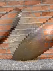 Carved Polished Agate Egg