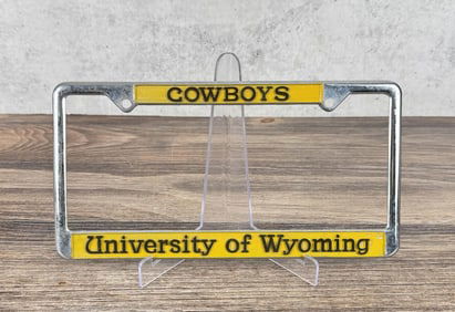 University Of Wyoming Cowboys License Plate Frame