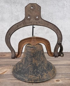 Number 2 Cast Iron School Church Bell