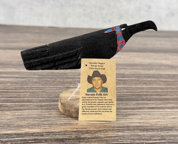 Chandler Begaye Navajo Folk Art Wood Carving