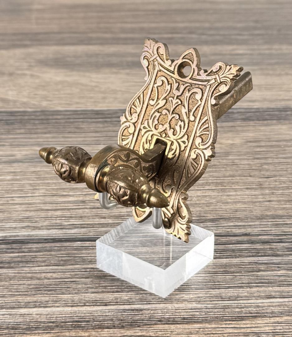 Eastlake Pull Lever Doorbell Handle: Nice example.