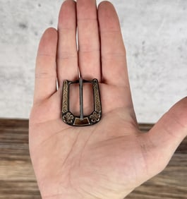Sterling Silver Cowboy Belt Buckle