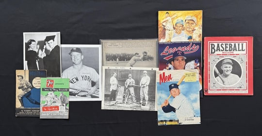 Collection of Antique Baseball Ephemera