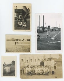 Group Of Early Baseball Photos