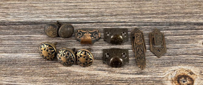 Group of Eastlake Window Hardware