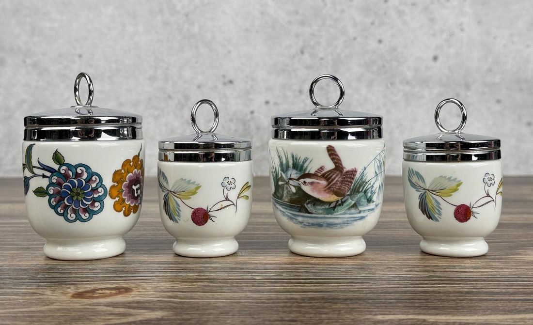 Group Of Royal Worcester Egg Coddlers (1 of 6)