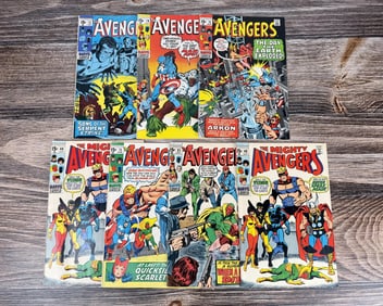 Group Of Avengers Silver Age Comic Books