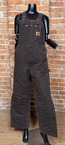 Vintage Carhartt R27 DKB Bib Overalls 32x30