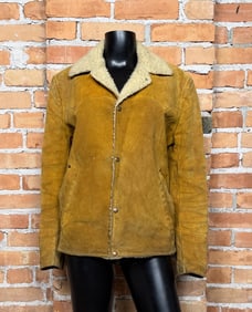 Vintage Pioneer Wear Suede Leather Jacket