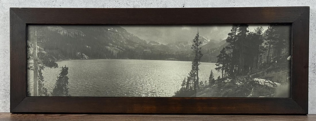 Shadow Lake Minarets Wilderness California Photo: 7" by 24" unframed. 9 1/2" by 26 1/2" framed.
