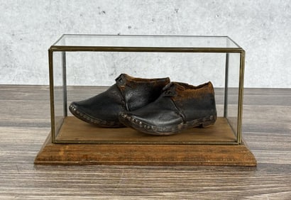 18th Century Colonial Buckle Top Clog Shoes