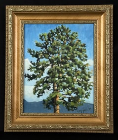 Koeppen Plein Air Painting of a Tree