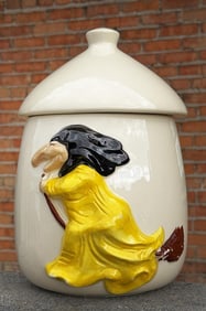 Mid Century Halloween Witch Cookie Jar