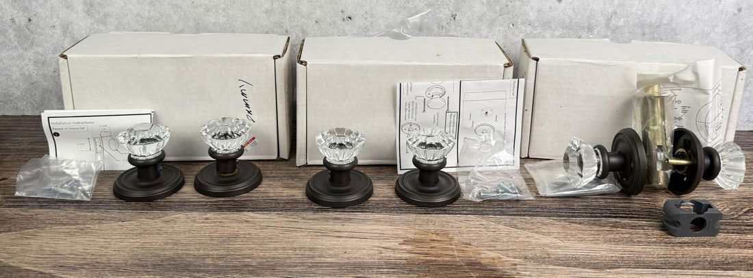 Emtek Astoria Crystal Door Knob Sets (1 of 9)