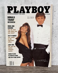 March 1990 Donald Trump Playboy Magazine
