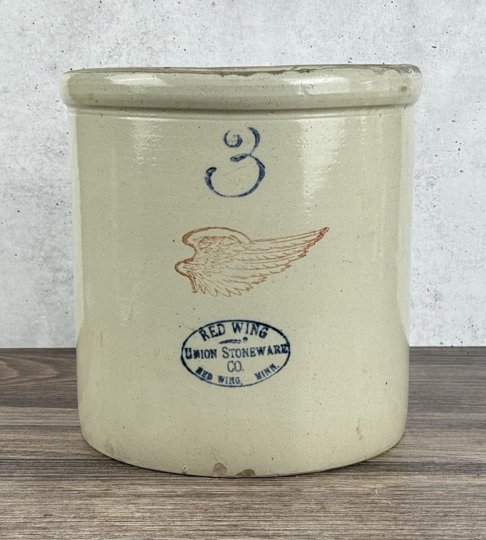Red Wing 3 Gallon Crock (1 of 4)