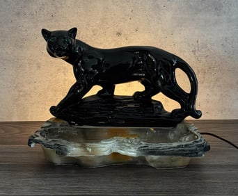 1959 Lane & Co Panther Television TV Lamp