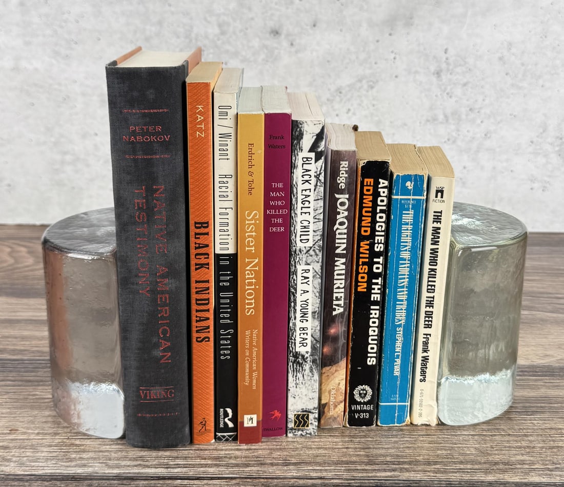 Collection of Native American Indian Books: Nice grouping.