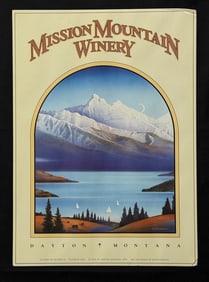 Monte Dolack Mission Mountain Winery Print