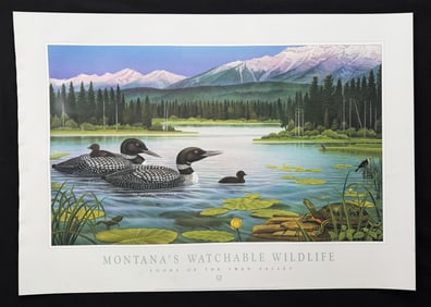 Monte Dolack Watchable Wildlife Print