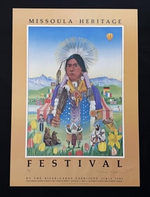Monte Dolack Missoula Heritage Festival Print