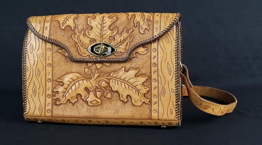 Tooled Leather Cowgirl Purse