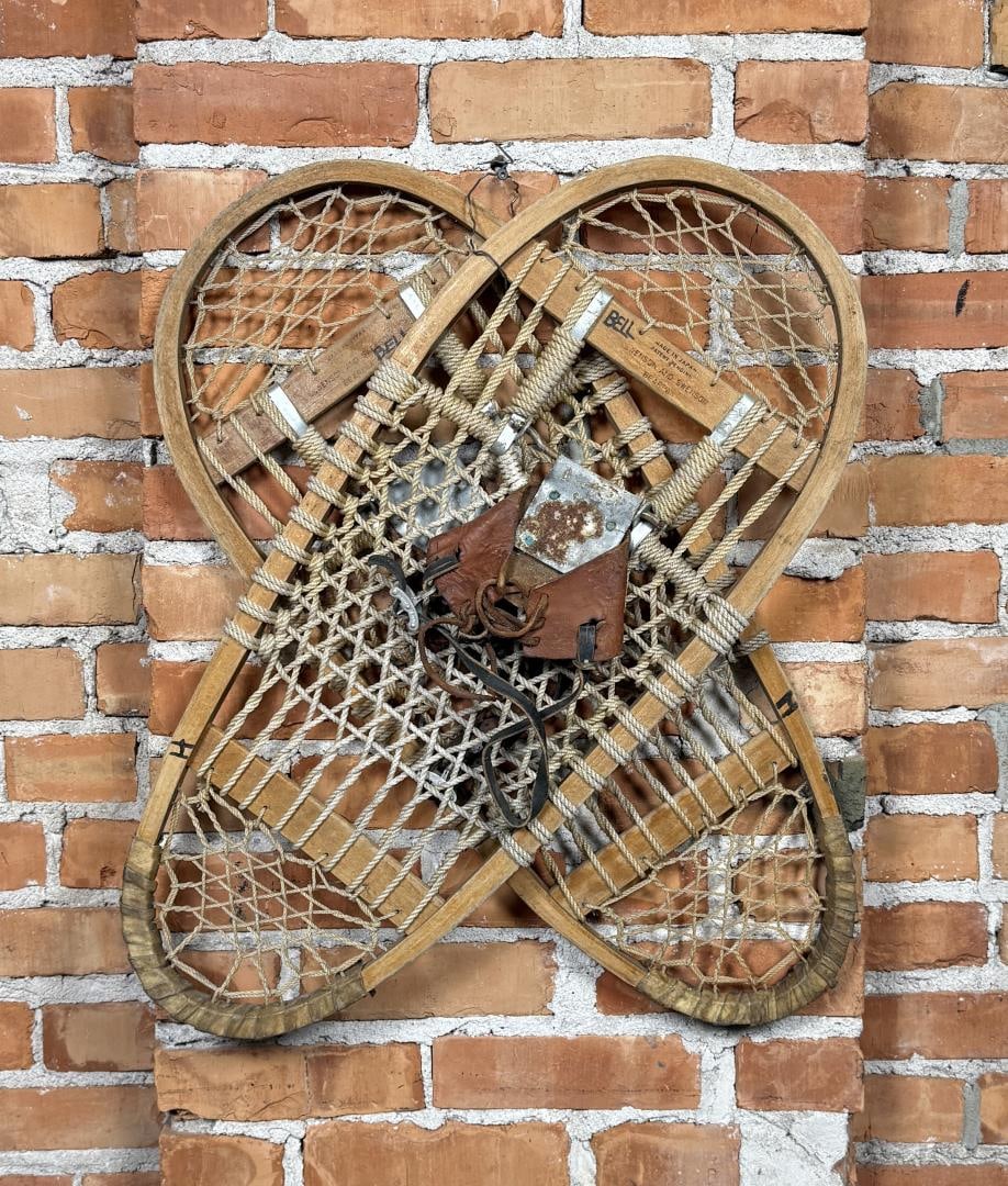 Swenson and Swenson Bearpaw Snowshoes: 29" long.