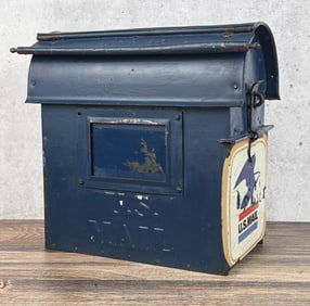 Antique U.S. Mail Postal Mail Box