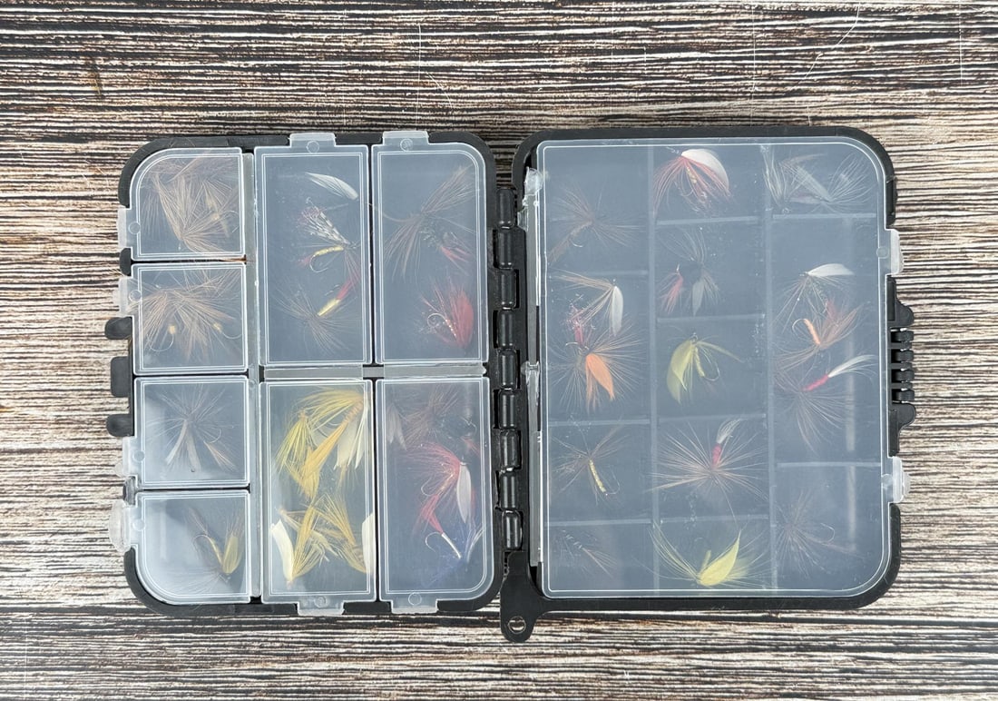 Collection of Montana Trout Fishing Flies: 39 total.