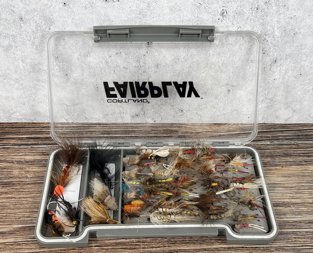 Collection of Montana Trout Fishing Flies: 59 total.