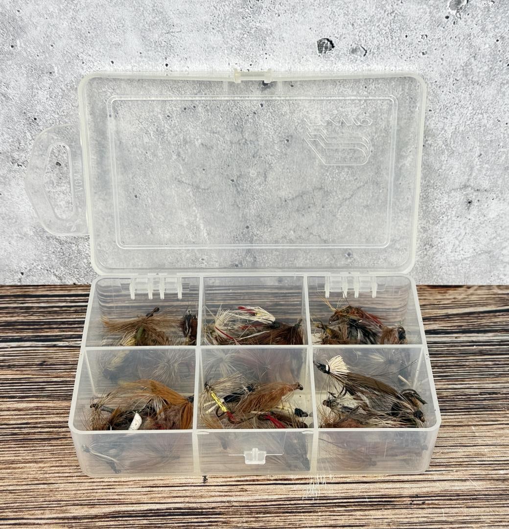 Collection of Montana Trout Fishing Flies: 60 total.