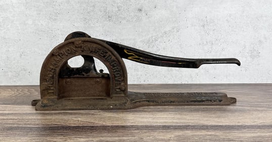 Cast Iron Champion Knife Plug Cut Tobacco Cutter