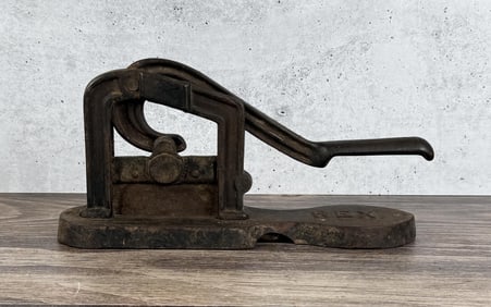 Cast Iron Rex Plug Cut Tobacco Cutter