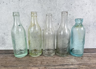 Collection of Butte Montana Soda Bottles