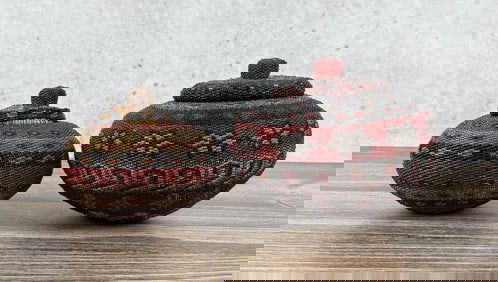 Indonesian Beaded Baskets