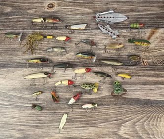 Collection of Vintage Fishing Lures
