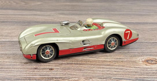 Marusan Tin Litho Mercedes Benz Race Car